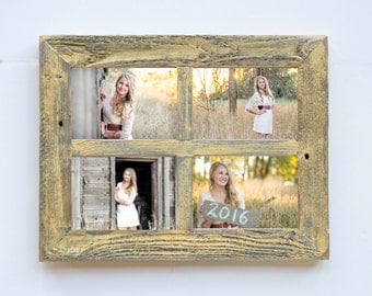 2 Barnwood Collage Frame 3 8x10 Multi Opening - 2