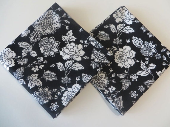 Black Ladies Handkerchiefs Funeral Hankies by FabricCreationsFran