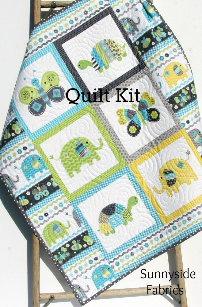 Quilt Kit Boy Bundle of Love Panel Quick Easy Beginner