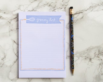 Magnetic To-Do List. Magnetic Grocery List. Kitchen Notepad. Shopping List. Fridge Note Pad.
