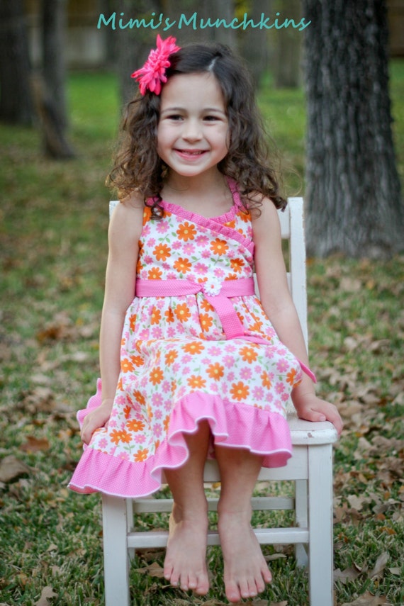 Designer Kids Clothes Girl's Ruffled Sundress Size: Size