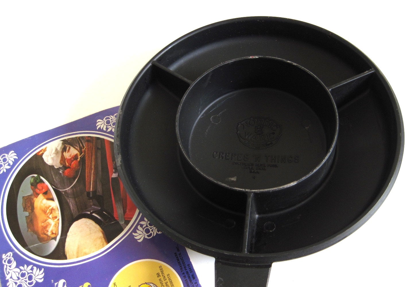 Nordic Ware Crepe Maker Crepes N Things w/ Dipping Pan