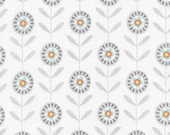 Lily - Flower White by Alice Kennedy from Timeless Treasures