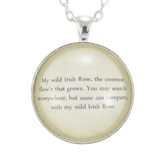 Personalized Song Lyric Necklace Custom Pendant For Song