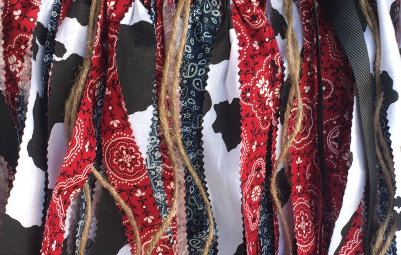 Bandana Rag Skirt Fabric Skirt Fabric Tutu Western Skirt