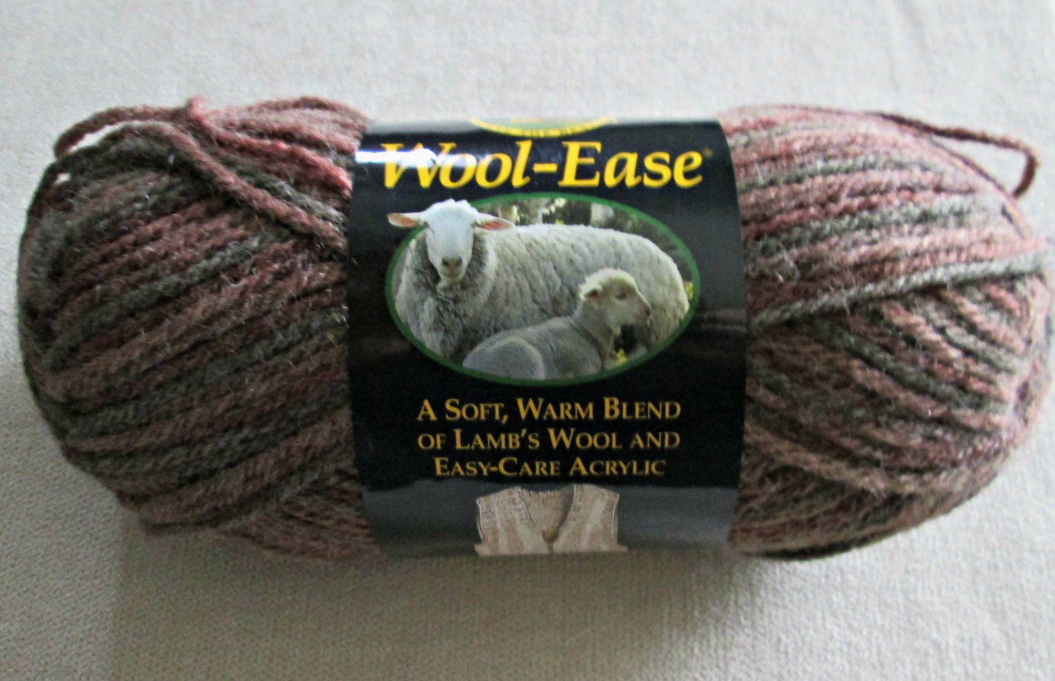 Wool Ease Yarn by Lion Brand in Shades of Brown Wood Color