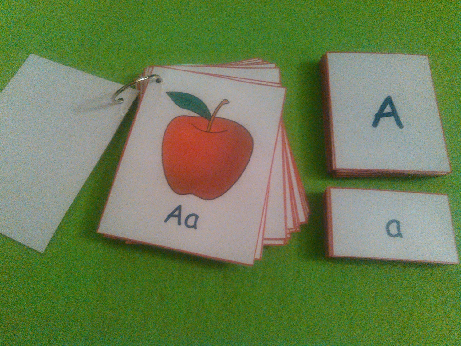 Montessori Alphabet Letters 3 Part Cards Laminated Letter