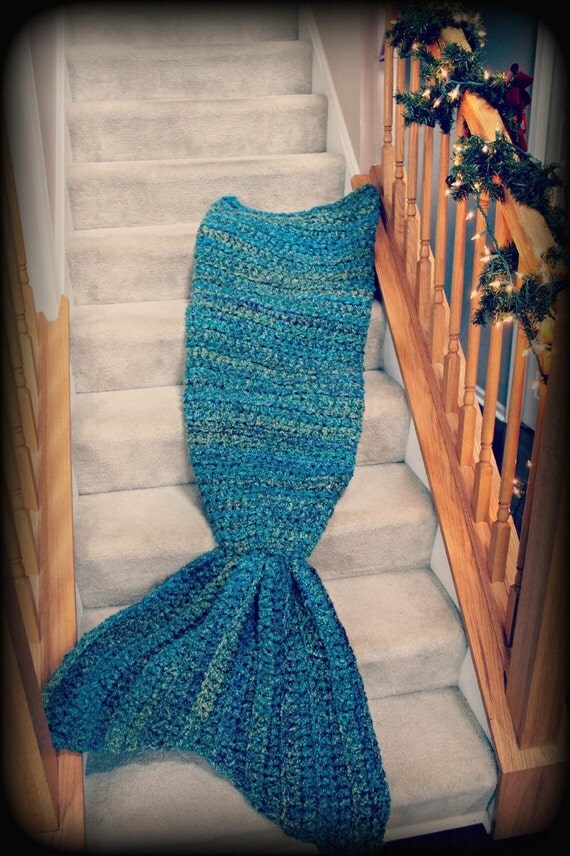 Mermaid Tail Blanket Soft Mermaid Tail Blanket Mermaid