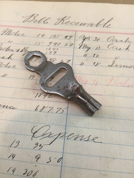 Vintage metal roller skate key roller skate key old