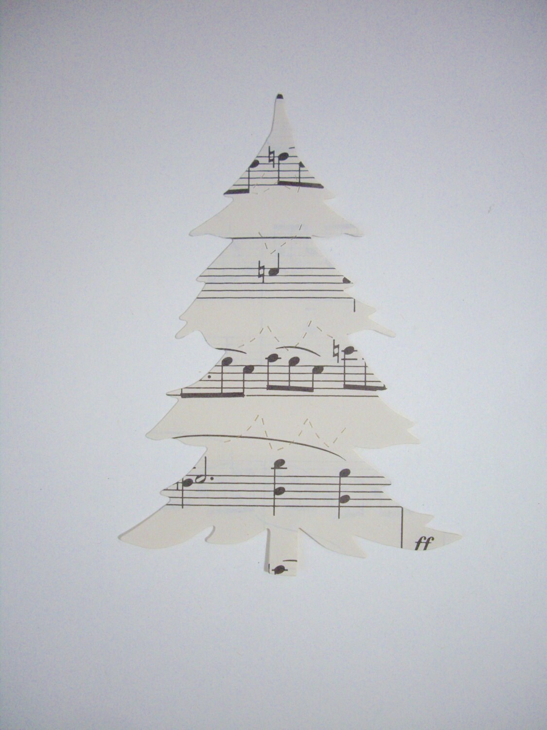 christmas tree die cuts pine tree die cut music note trees