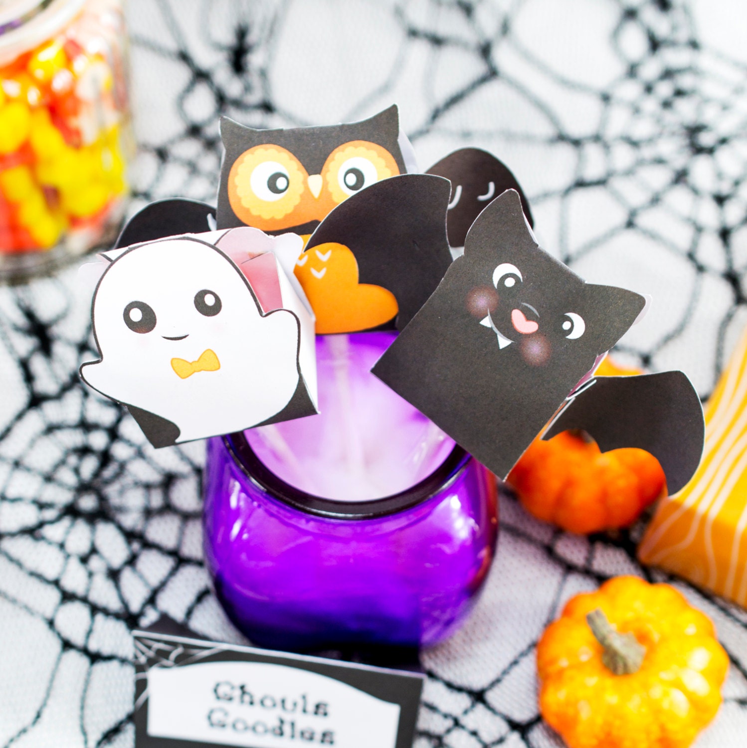 DIY Halloween Lollipop Covers Printable Halloween Treat