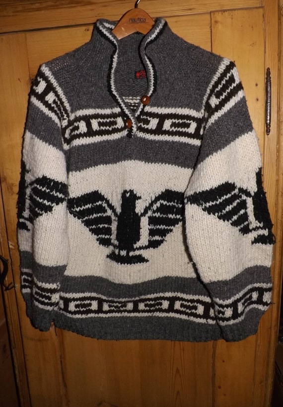 Beautiful Hand Knit Wool Sweater from Peru by PepperZCantina