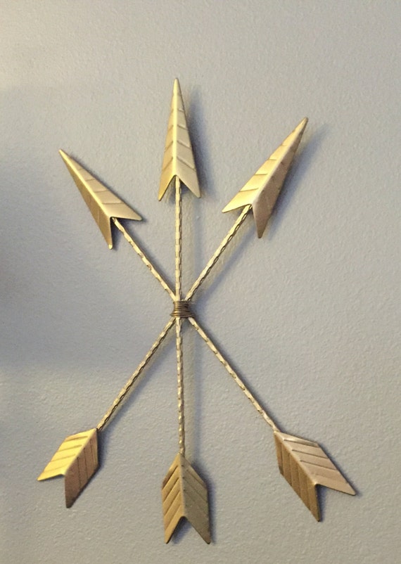 Gold Arrow Wall Hanging Arrow Wall Decor Gallery Wall