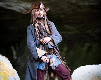 Jack Sparrow pirate jacket custom replica