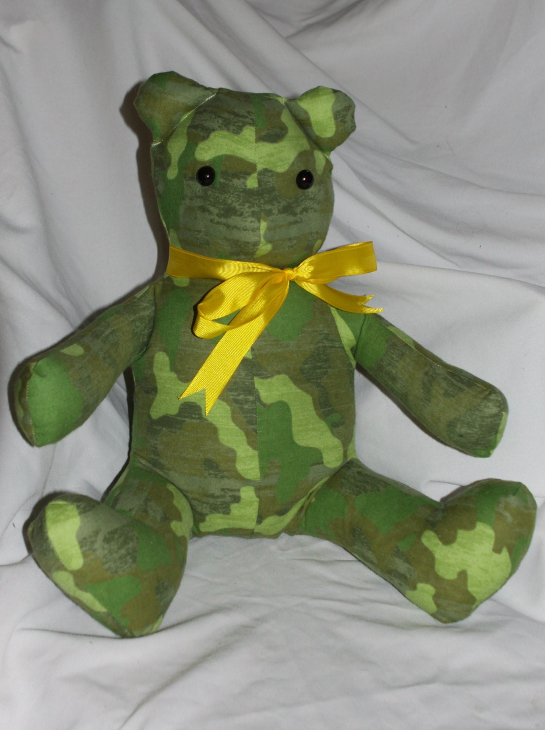 camo stuffed bear