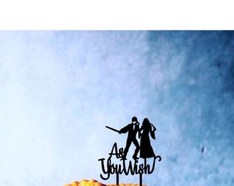 As You Wish Cake Topper - The Princess Bride - Event Wedding Cake Topper