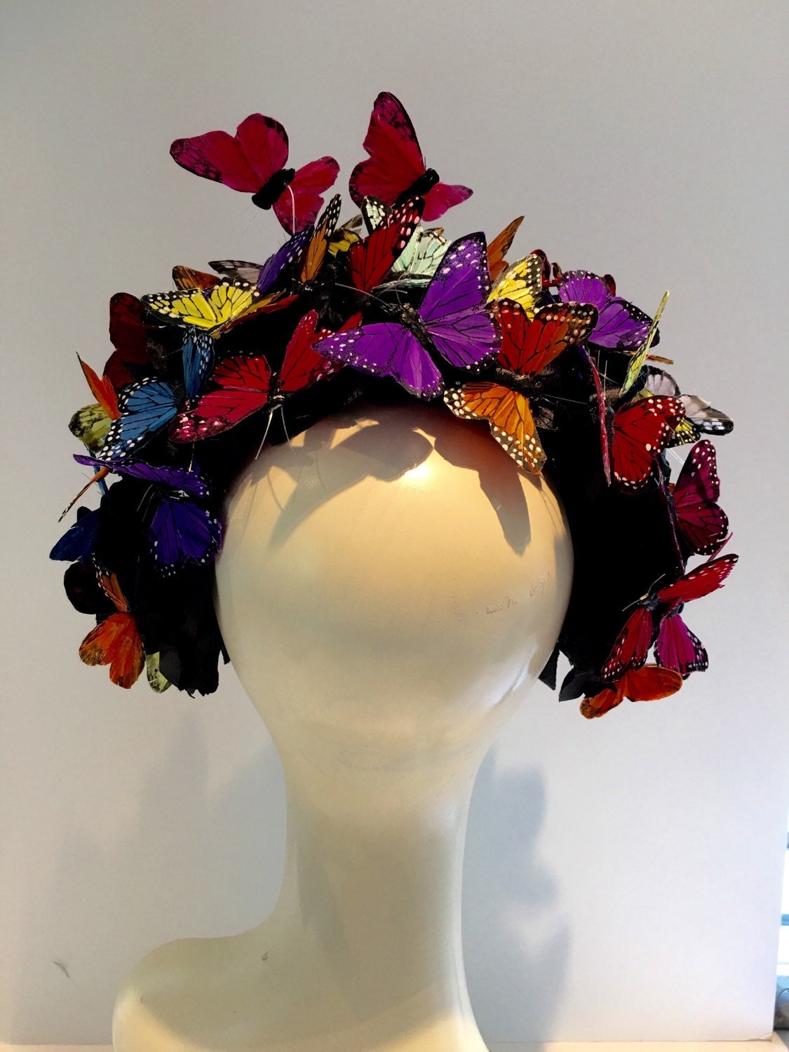 Butterfly Headpiece Butterfly Headdress-Derby-Spring by doramarra