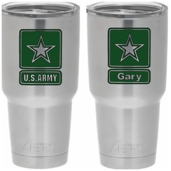 Army Military Yeti Tumbler Tervis Decal by ExpresYourselfDecal