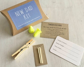 New Dad Kit - New Dad Gift - New Fathers Kit - First Time Dad Kit - New Dad - Humorous New Dad Kit - Comedy New Dad Kit - Funny New Dad Kit