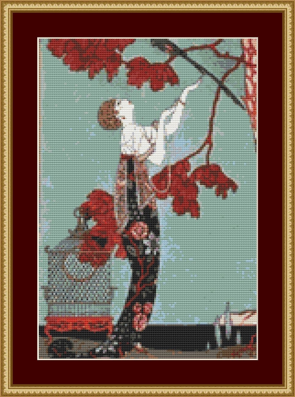 Fashion Cross Stitch Pattern