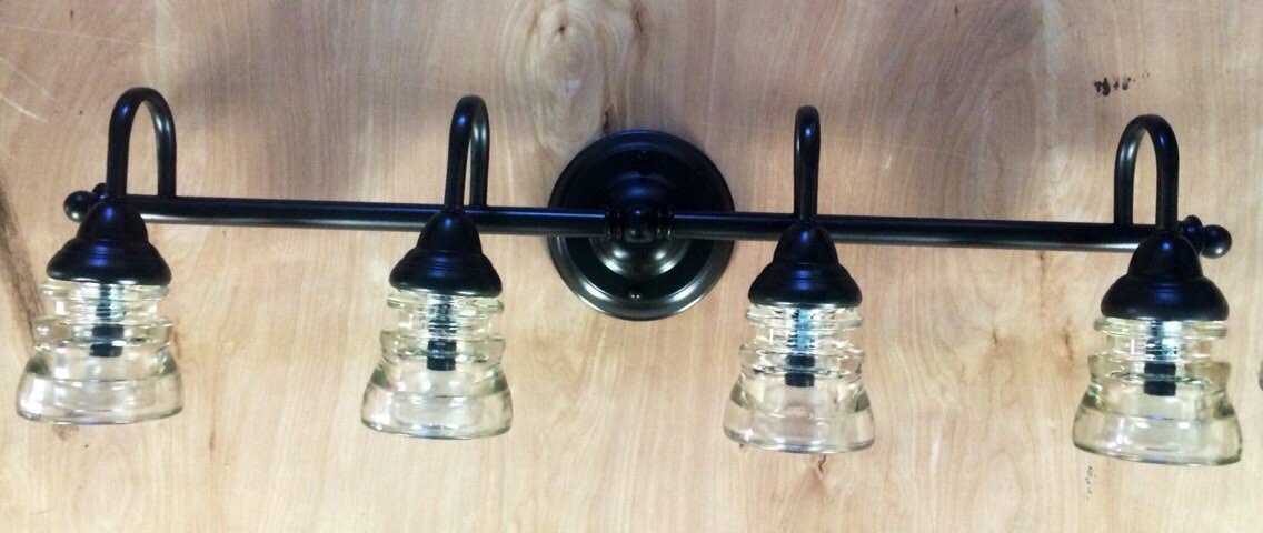 Beautiful 4-light Bathroom Vanity Fixture In Your Choice of