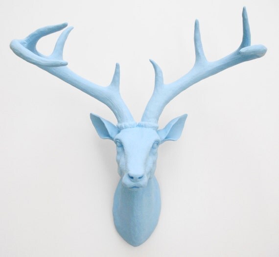 Deer Head Faux Deer Head Faux Taxidermy Faux by hodihomedecor