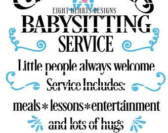 Babysitting | Etsy