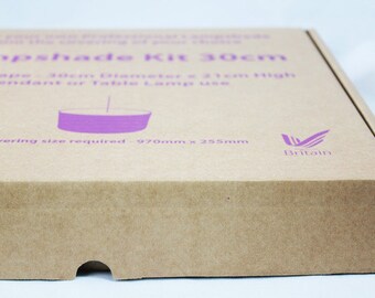 Lampshade Kit - 20cm, 30cm, 40cm drum for pendant or table lamp