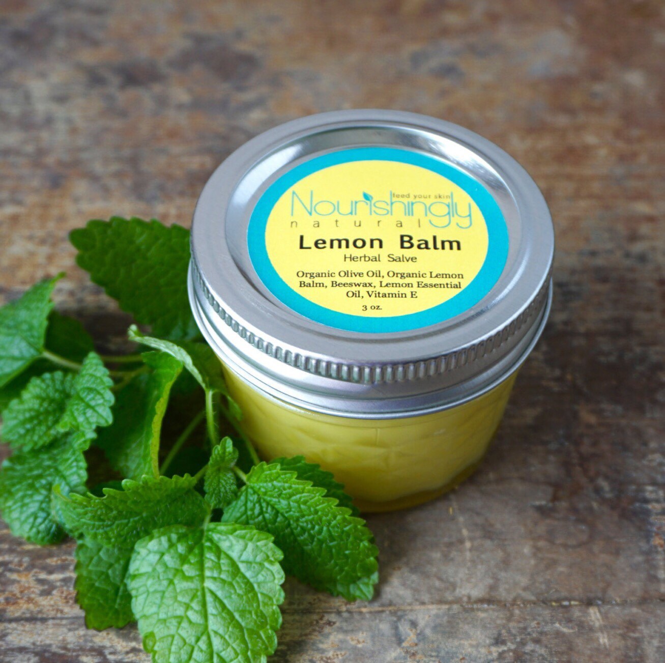 Cold Sores Lip Balm Lemon Balm Anti viral by NourishinglyNatural