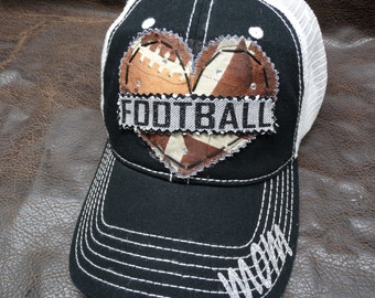 FOOTBALL Mom Trucker hat