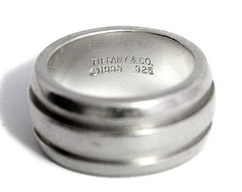 Tiffany & Co Ring Silver Vintage