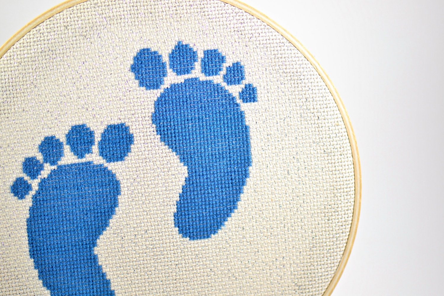 Baby Feet Cross Stitch PATTERN DOWNLOAD Baby by WiReDStitches