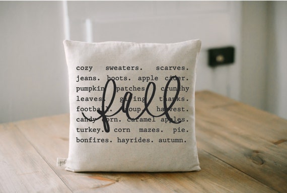 such a cute pillow for fall! from ParrisChicBoutique on Etsy