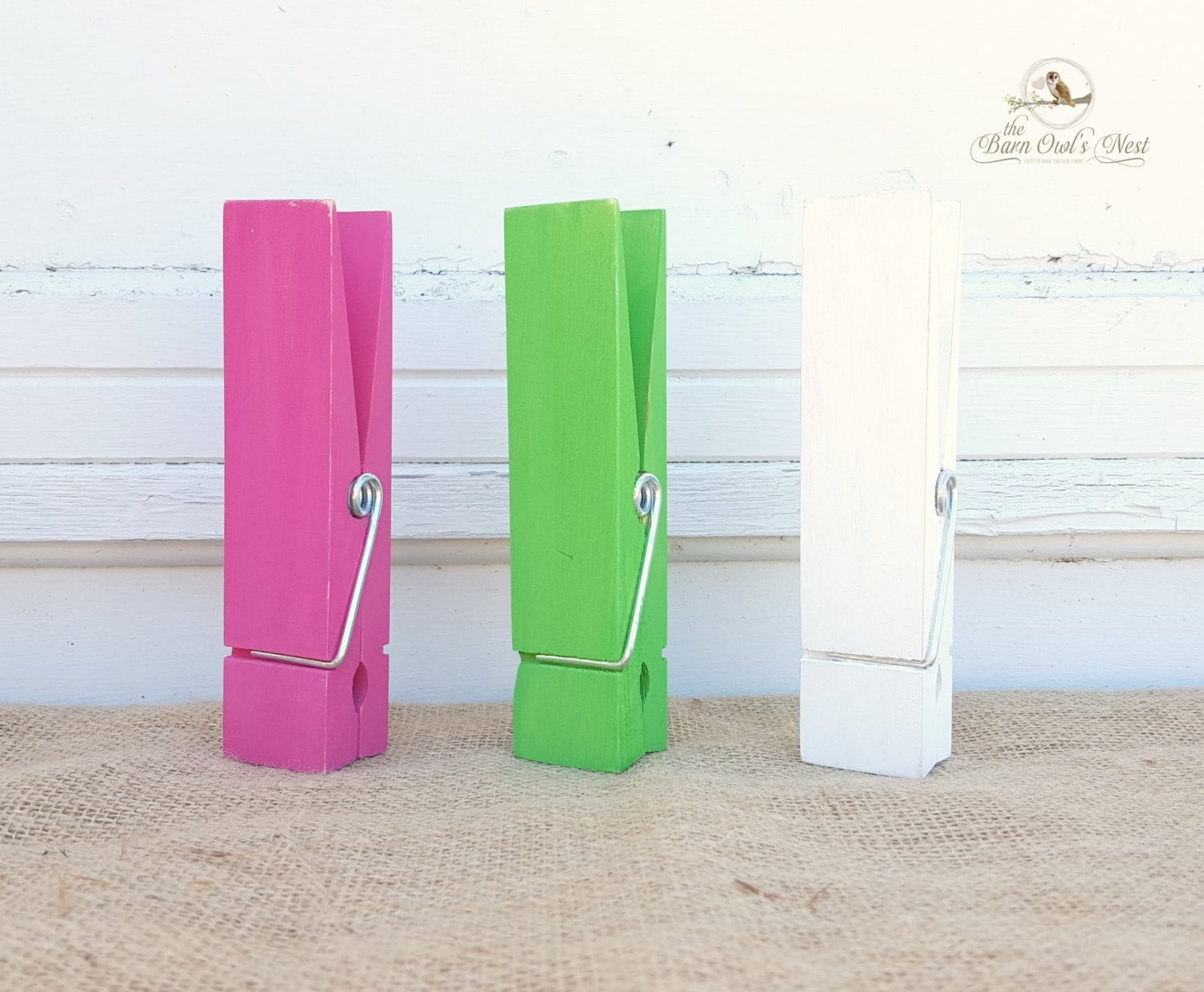 Giant 6in Clothespin Clothespin Photo Holder Note Holder