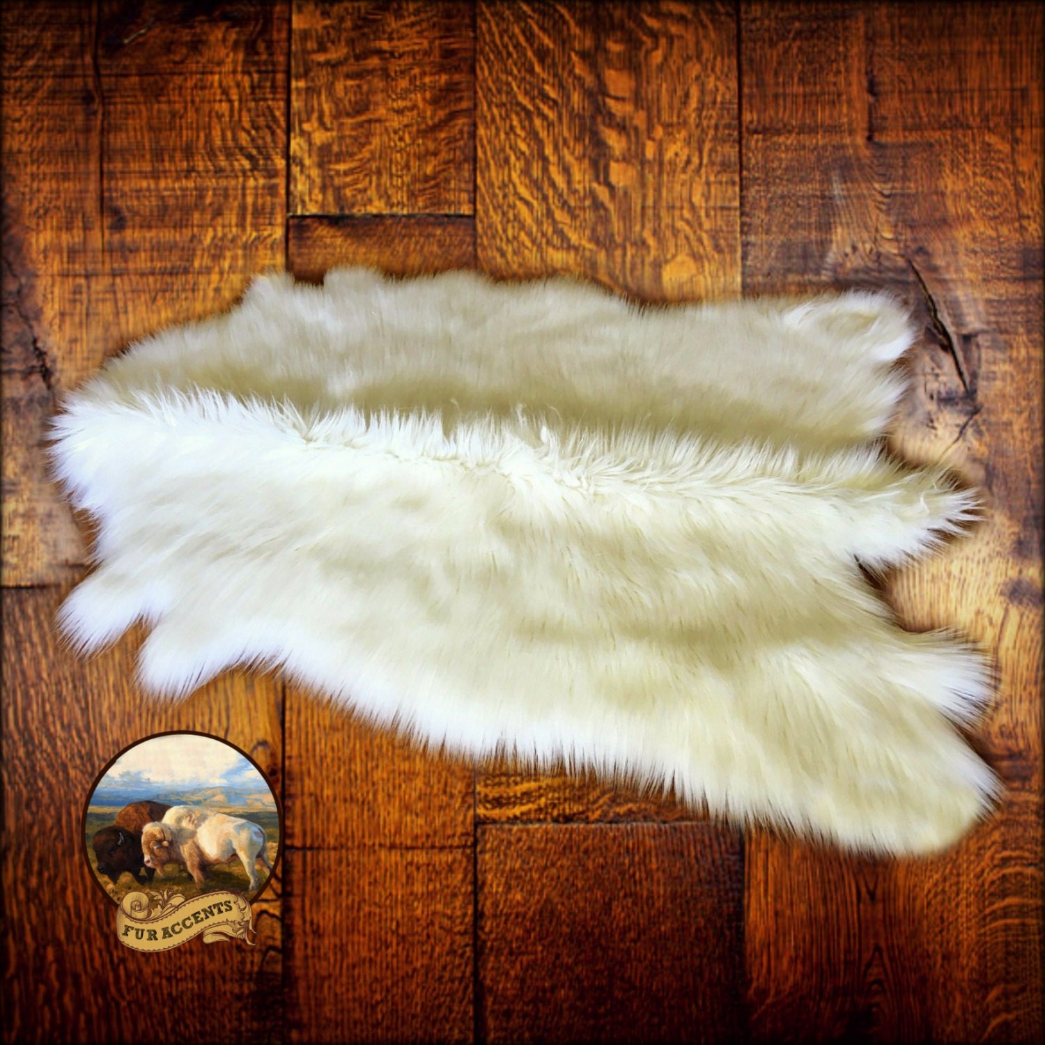 Fur Accents Faux Fur Deer Skin Area Rug Shag By Furaccents