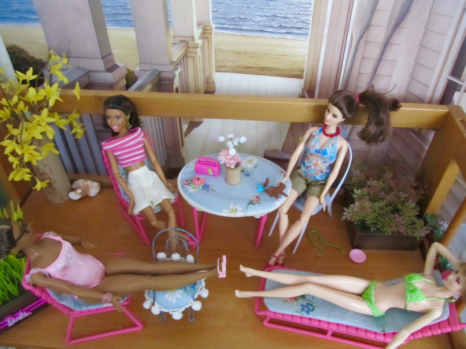 barbie garden furniture