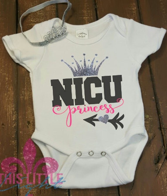 NICU Onesie. NICU Outfit. Princess Onesie. by Thislittlelight00