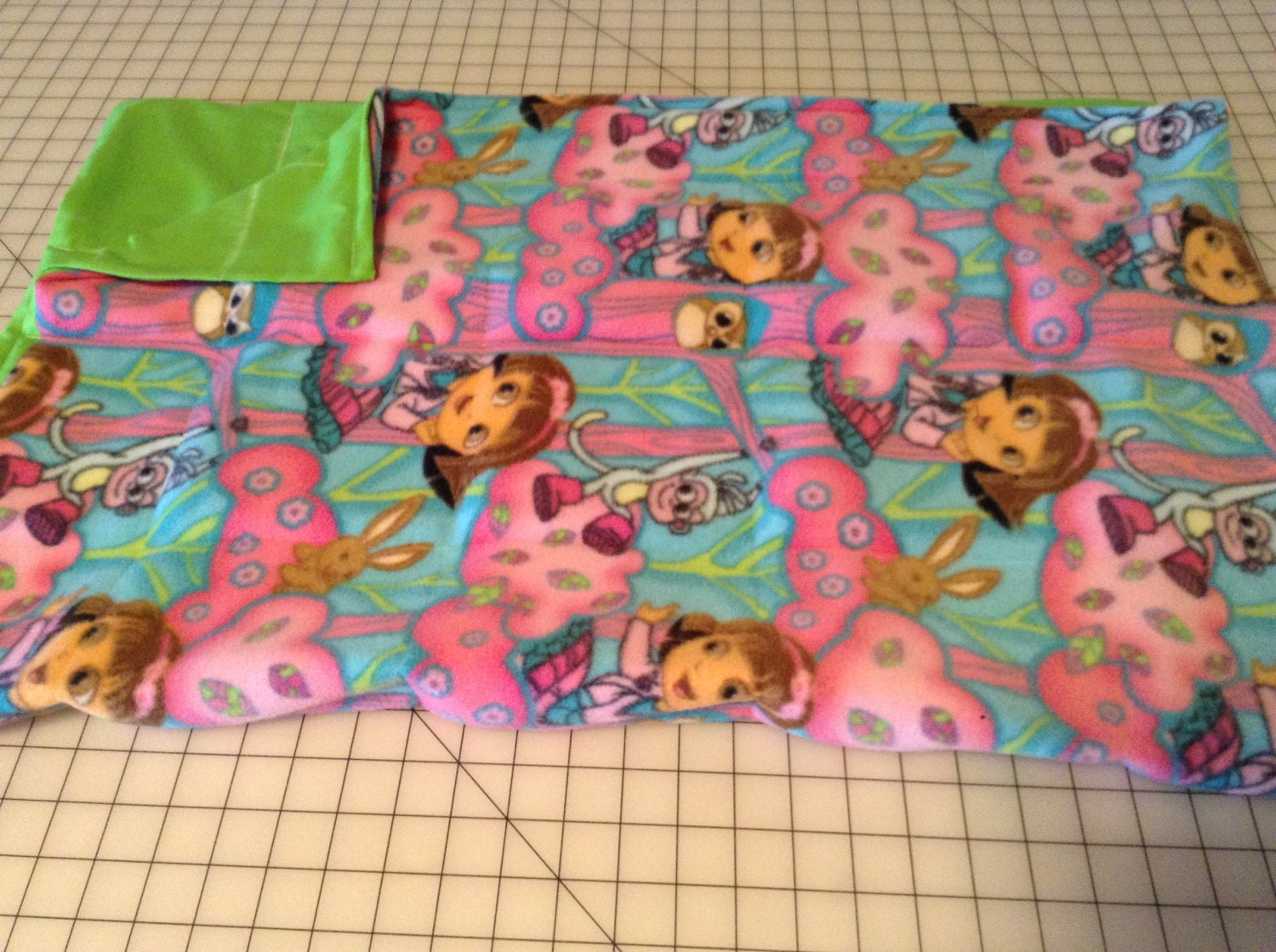 Dora the Explorer weighted blanket by Crystalsdecor on Etsy