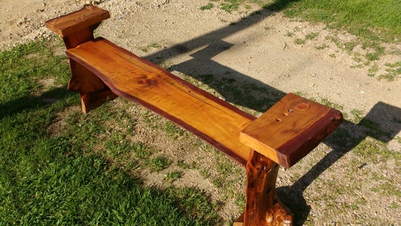 Rustic Rough Sawn Bench