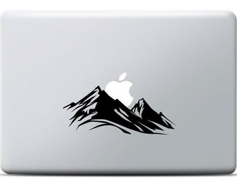 Mountains / Nature - Apple MacBook Sticker, MacBook Decal, Laptop Skin, MacBook Pro & MacBook Air, Glowing Sticker out of Vinyl