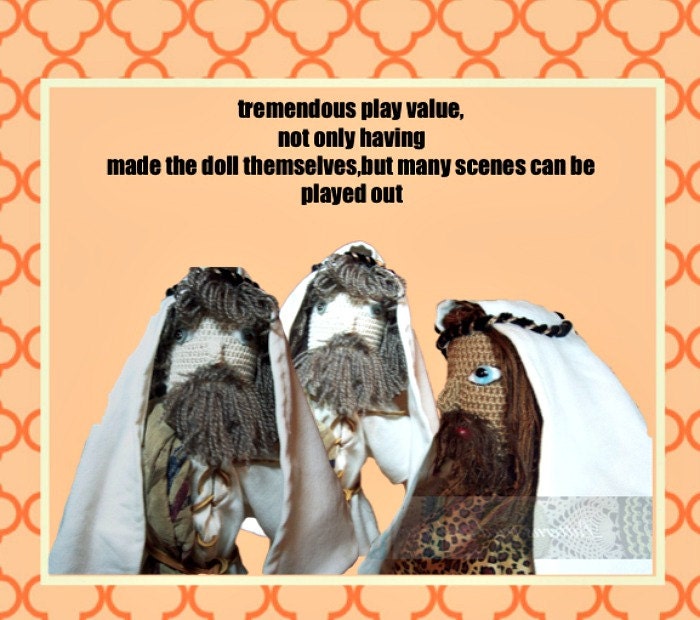 Bible Action Figure Doll Crochet Pattern Beginners Sunday/