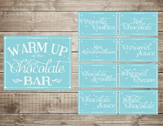 INSTANT DOWNLOAD Printable Blue Hot by DaisyHowardDesigns on Etsy