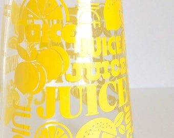 Juice Carafe-A Bright Morning-Orange Juice Lemonade Pitcher Vintage