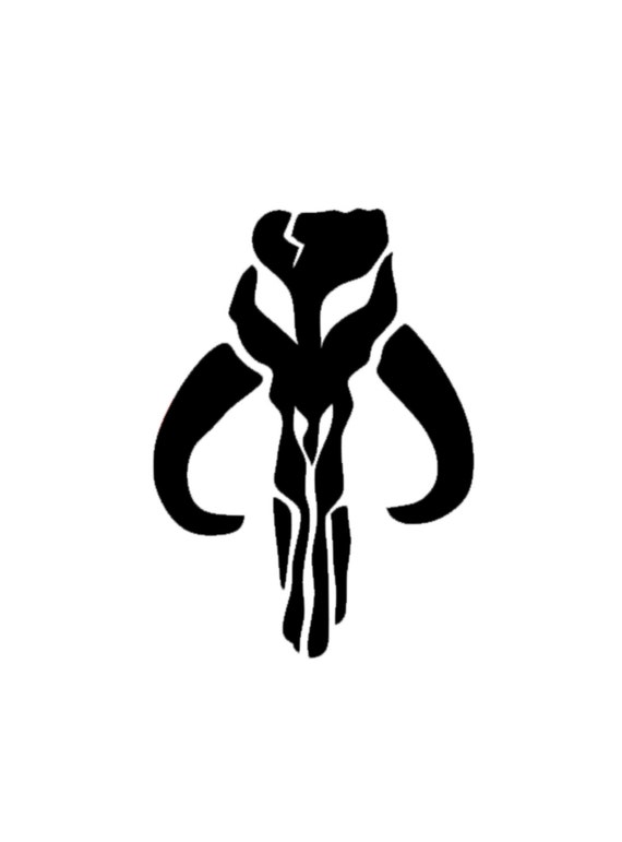 Mandalorian Symbol Star Wars Decal Mandalorian Decal