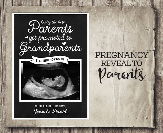 cute ways to announce pregnancy to parents