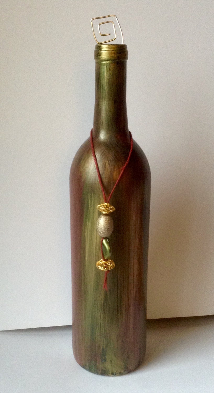 Wine Bottle Incense Burner Ib15 by LisannDesignsLLC on Etsy