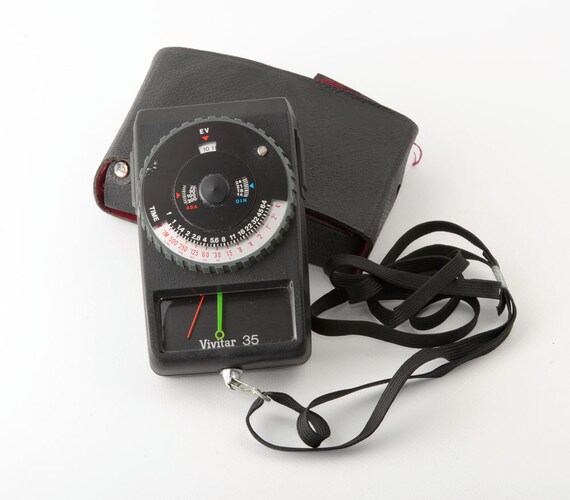Vivitar 35 Selenium Light Meter With Case Working