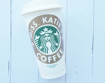 Personalized Teacher Starbucks Cup, teacher gift, end of year gift, special education, teacher appreciation