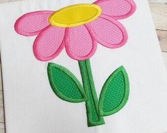 Flower Applique Design - Daisy Applique Design - Flower Embroidery Design - Daisy Embroidery Design - Spring Applique - Applique Design
