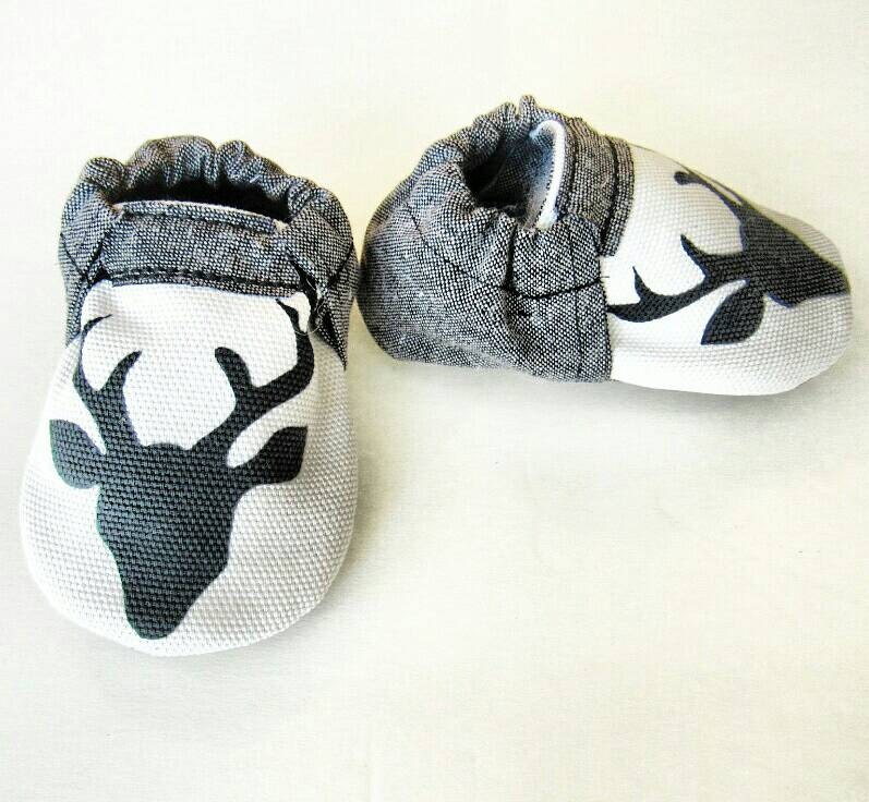 canvas booties